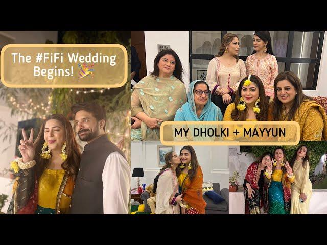 The #FiFi Wedding Begins! My First Dholki | GlossipsVlogs