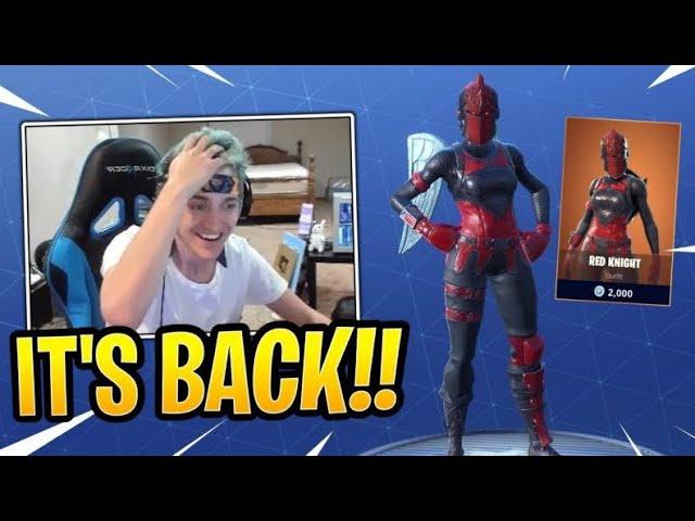 NINJA REACTS TO “RED KNIGHT” Skin Returning!