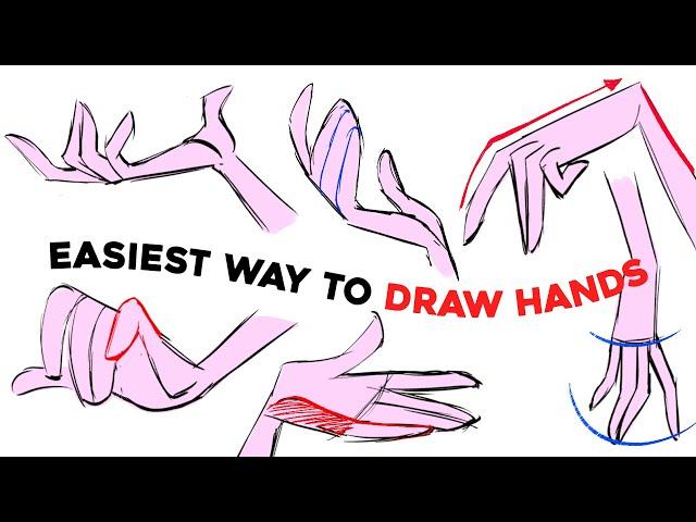 How to Draw Simplified Hands | TUTORIAL