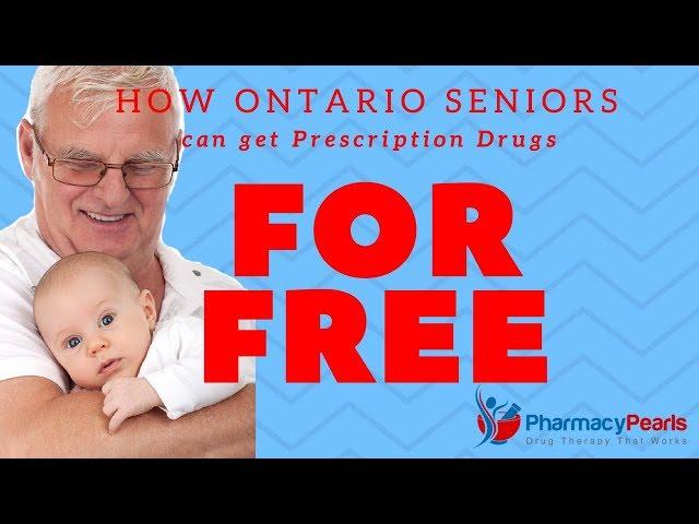 How Ontario Seniors Can Get Prescription Drugs with No Out of Pocket Costs