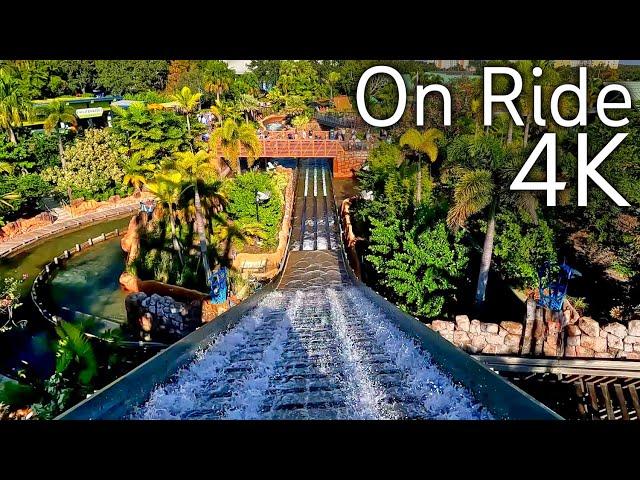 [4K-60fps] Infinity Falls - On Ride 2022 - SeaWorld Orlando Resort