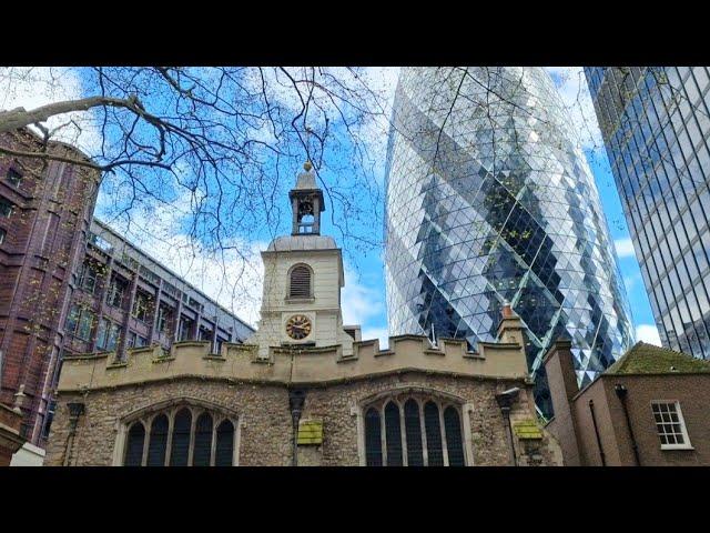 The Church of St Helen's Bishopsgate, in London! A long & tumultuous history = But what a beautify.