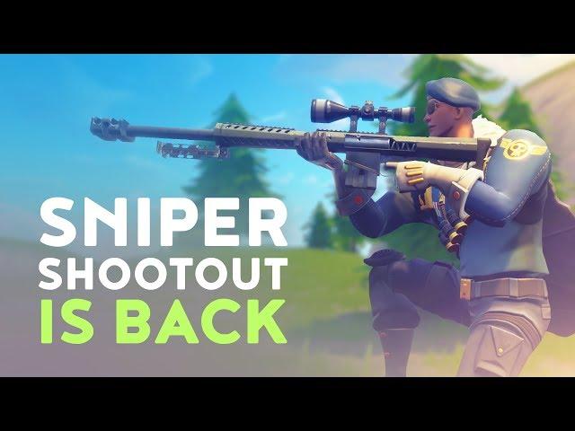 SNIPER SHOOT OUT IS BACK AGAIN! - QUICKSCOPE META 100% WIN-RATES  (Fortnite Battle Royale)