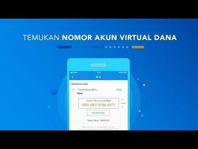 Top Up Saldo DANA dengan Virtual Account