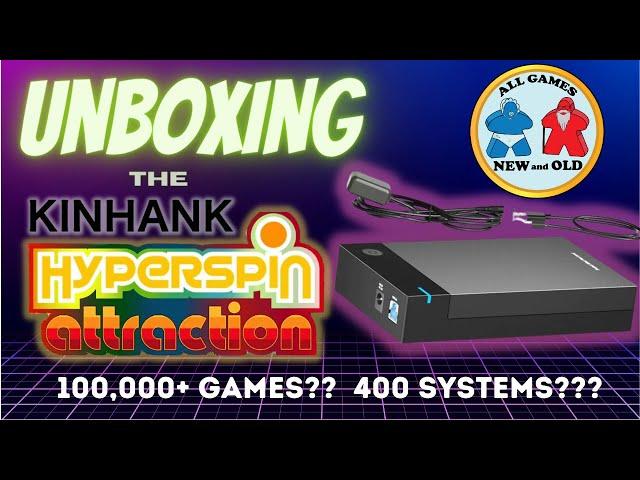 The Kinhank Hyperspin Attraction Unboxing! (100,000+ Games?? 400 Systems???)