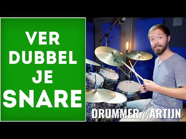 Verdubbel Je Snare! // Drumles voor Beginners van DrummerMartijn