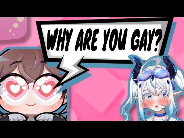 Leah Gives Nova The Lesbian Test @NovaAokami