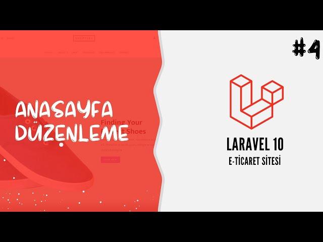 Laravel 10 ile Alışveriş Sitesi Ders 4  - Anasayfa