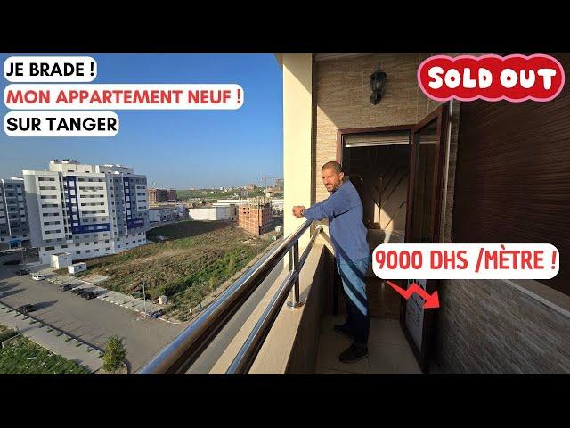 Je Vends Mon Appartement Neuf Sur Tanger 9000 DHS / mètre carré.