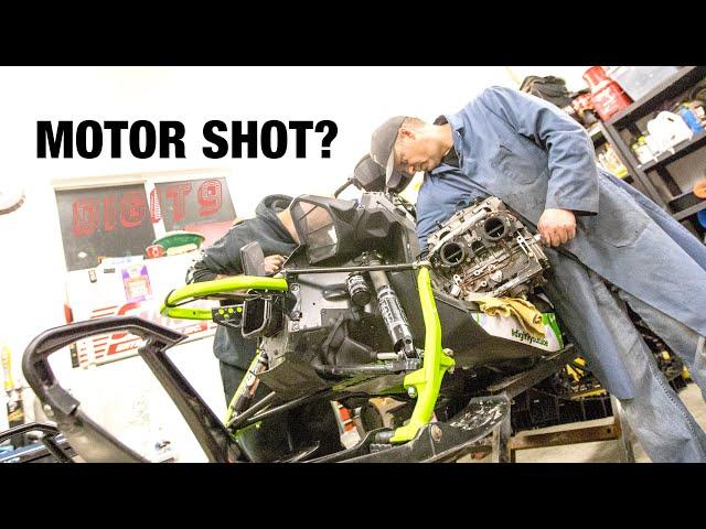 Snowmobile motor fail. 2018 Mountain Cat. (PART 1 of 3)