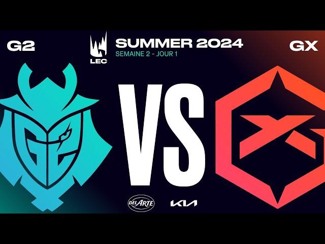 G2 vs GIANTX, c'est COMPLIQUÉ | LEC Summer 2024