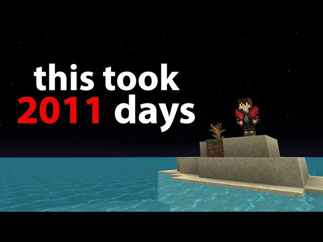 I Beat Minecraft on a Deserted Island