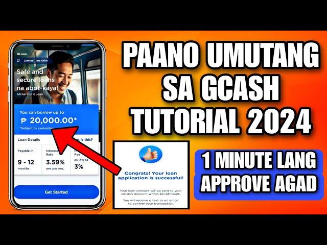 HOW TO LOAN IN GCASH 2024 | PAANO MANGUTANG SA GCASH 2024 | PAANO BA TUTORIAL?