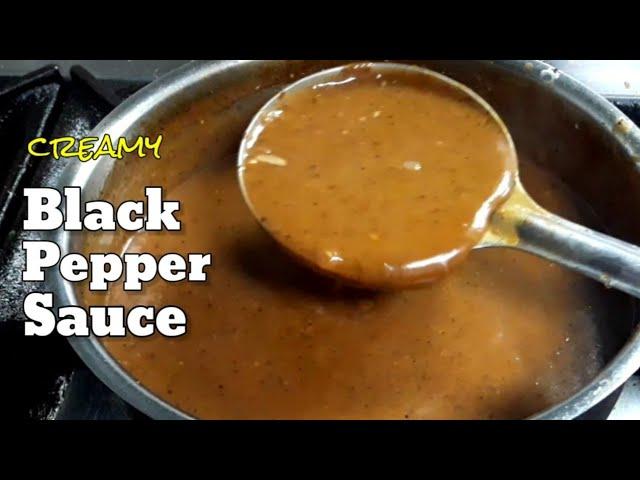 BLACK PEPPER SAUCE / PEPPERCORN RECIPE