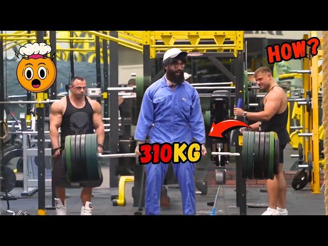 ELITE Powerlifter ANATOLY Use 32kg Mop in GYM| Anatoly Gym Prank