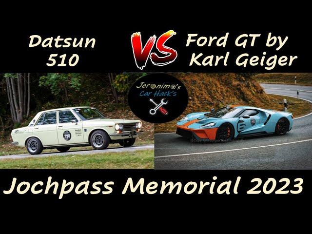 Jochpass Memorial Datsun 510 vs Ford GT by Karl Geiger