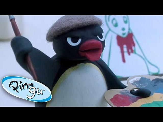 Painting with Pingu!  | Fisher-Price | Cartoons For Kids