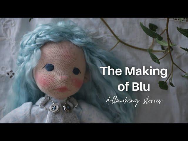 Dollmaking Stories | The Making of Little Blu, or My Adventures Embroidering Doll Eyes