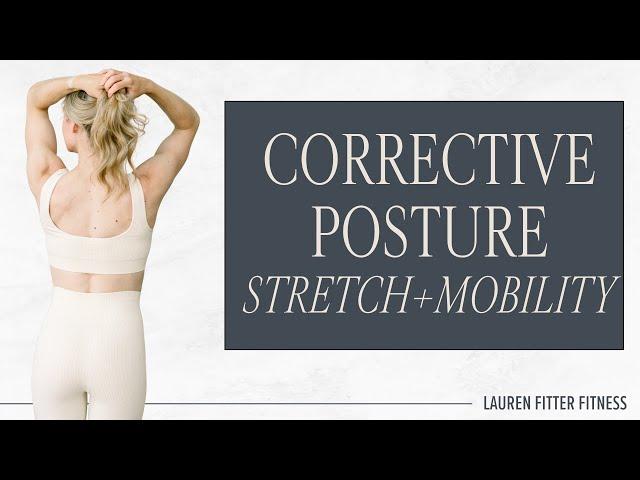 15 Minute Corrective Posture Workout - for poor posture, relieve back and neck pain