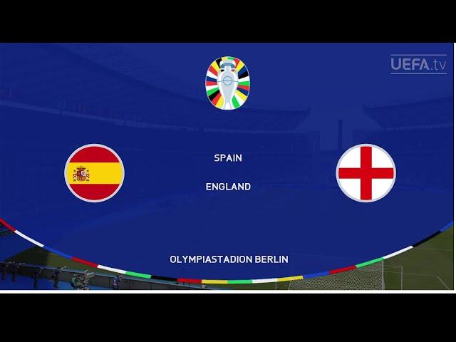 2024 UEFA Euro Final | Spain vs England |  Pre-Match Simulation