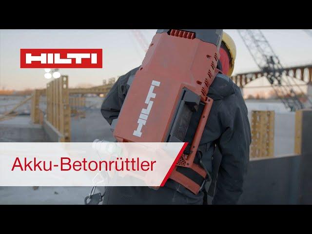 Der Hilti Nuron Akku-Betonrüttler NCV 10-22