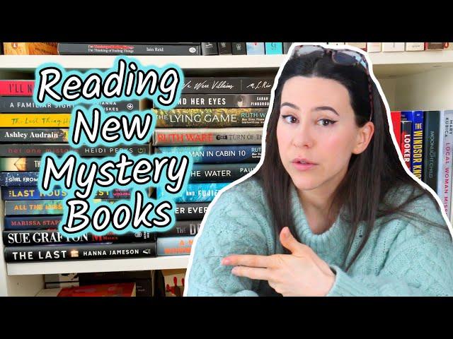 One Week, One Shelf Reading Vlog || Mystery Thriller Books