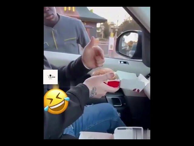 EXTRA SAUCE WAS ADDED ON THE SIDE BY A MCDONALD'S EMPLOYEE #india #dubai #africa #nigeria #viral