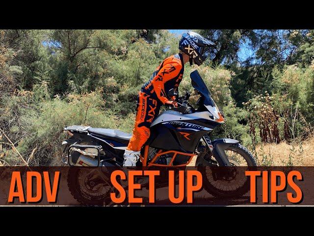 Adventure Bike Off Road Set Up|3 Simple Tips