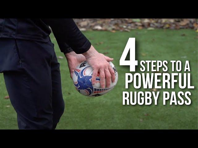 How to get POWER in your Rugby Passing   In 4 easy Steps!