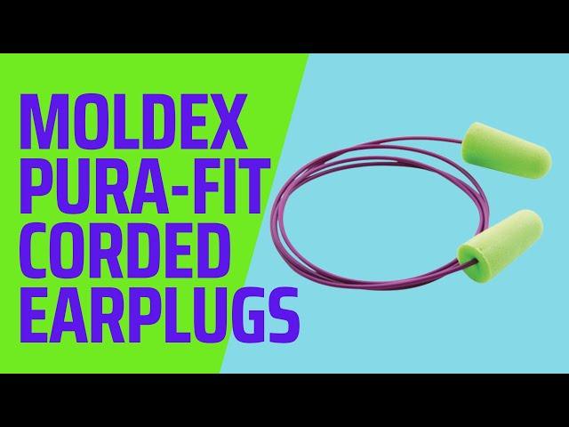 Moldex Pura Fit Corded Earplugs