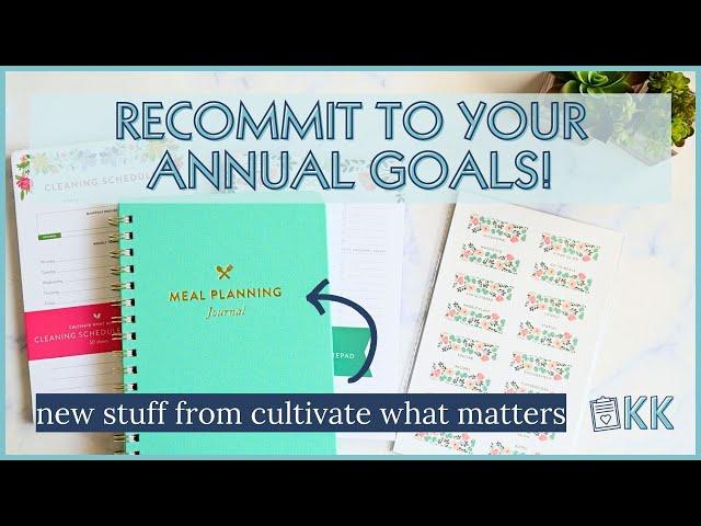 Cultivate What Matters NEW Products Meal Planning Journal and Cleaning Schedule Notepads Review