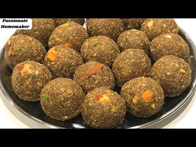 High Protein Energy Balls-Prevent Hair Loss/Joint Pain/Weight Loss - Flax Seed Laddu - Alsi Ki Pinni