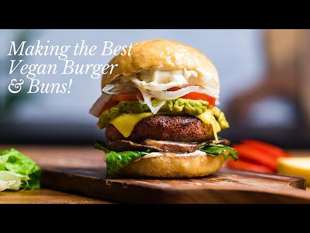 The Best High Protein Vegan Burgers | 23g per burger