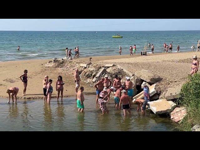 Der Strand von Side (Kumköy/Türkei). 26.6.2024 4K#sideturkey #antalya
