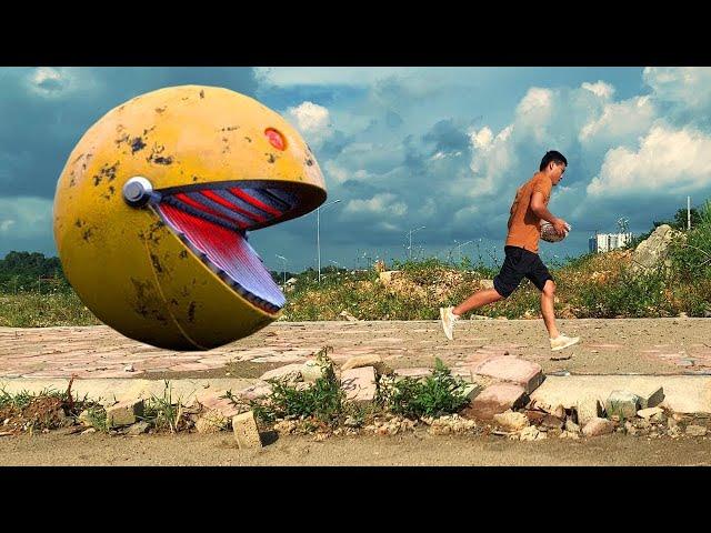 Pacman In Real Life! - Vnaction