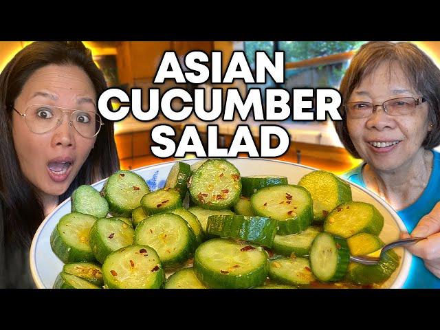 I Cook Asian Cucumber Salad With Mom