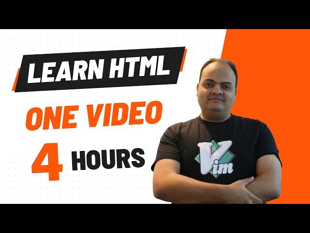 Learn HTML In One Video - تعلم HTML في فيديو واحد كورس كامل