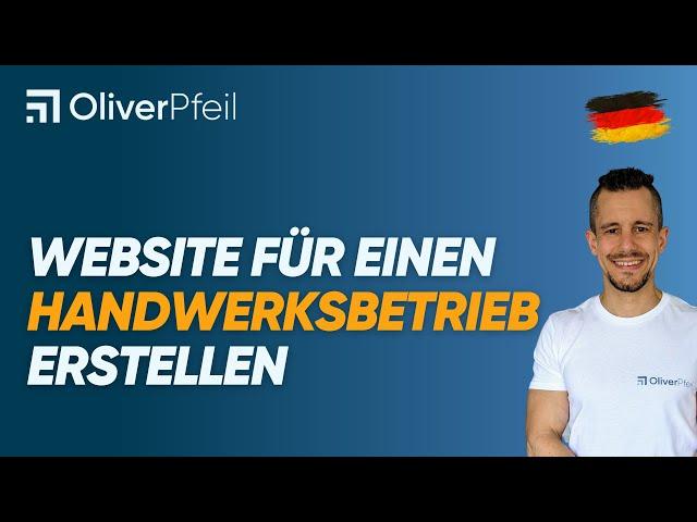 Website für einen Handwerksbetrieb erstellen 