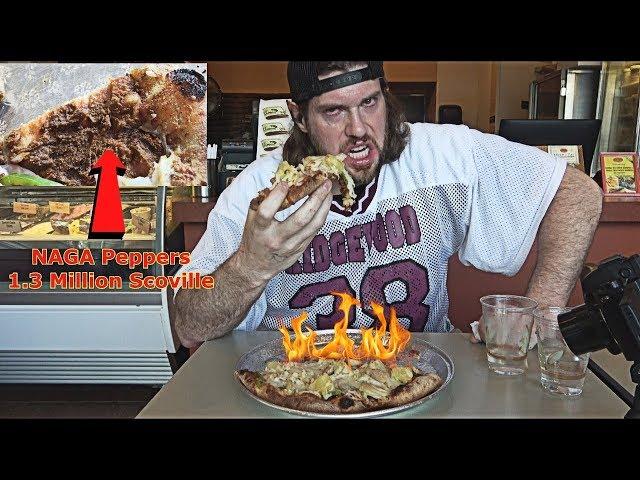 Trying To Eat One Of The World's SPICIEST Pizzas Doesn't Go As Planned | L.A. BEAST