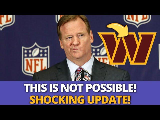 TOTAL SHOCK! NFL ADMITS ABSURD MISTAKE IN LAST GAME! IT WILL HAVE BIG CONSEQUENCES! COMMANDERS NEWS