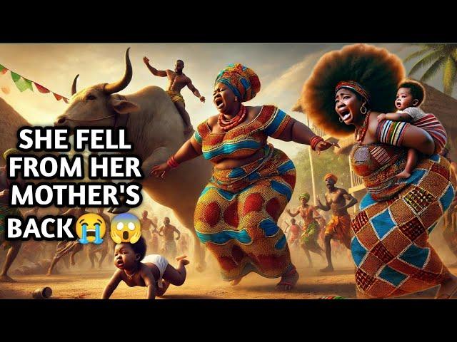 HER BABY FELL FROM HER BACK AND THIS HAPPENED... #africanfolktales  #tales #africanstories