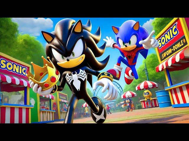 SONIC VENOM Steals Chaos Crown? SONIC SPIDERMAN Please Catch Him!!| Sonic The Hedgehog 3 Animation