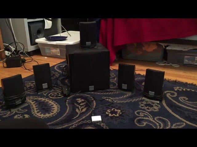 Creative Labs 5200 Inspire 5.1 Computer Speakers sound test