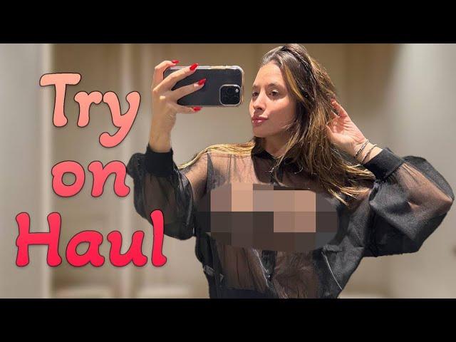 2024 Transparent Clothes Try On Haul Girl | Summer See-through Clothing Review Haul