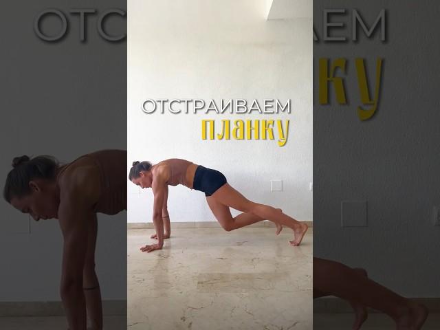 Отстройка планки: 5 простых шагов! #йога #йогаупражнения #йогадляновичков #планка