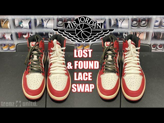 JORDAN 1 CHICAGO "LOST & FOUND" (REIMAGINED) LACE SWAP !!! LACE LAB vs YOFOX (CUSTOM)