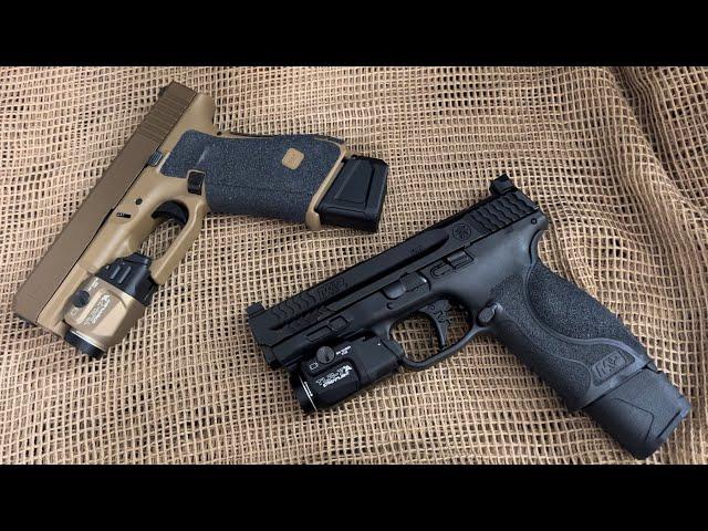 Smith and Wesson M&P versus Glock 19X
