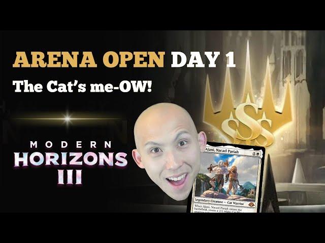 The Cat's me-OW! | Arena Open Day 1 | Modern Horizons 3 Sealed | MTG Arena