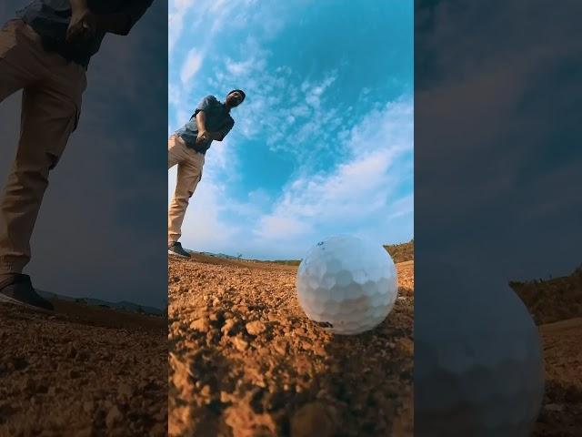 Creative video ideas with 360 camera ️ #travel #creative #shorts #golf