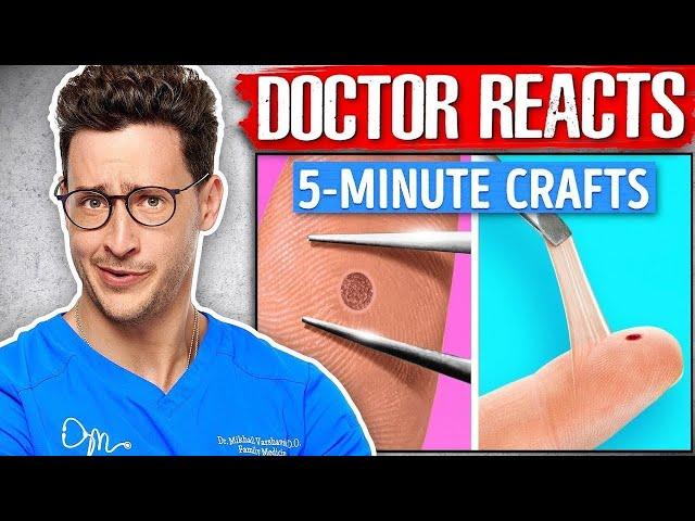 Doctor Reacts To Ridiculous 5-Minute Crafts Videos